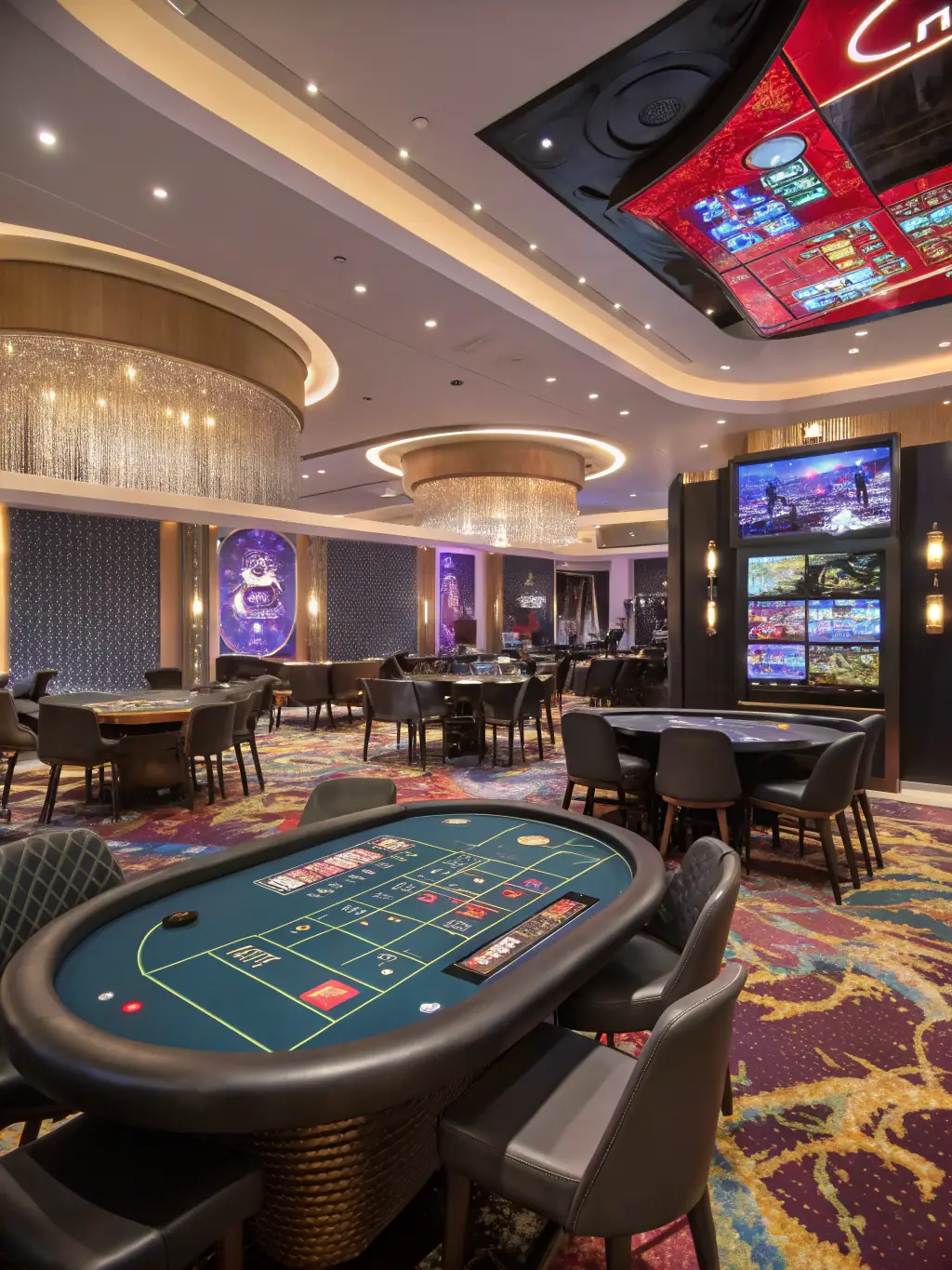A visually appealing image showcasing a diverse selection of casino table games, including poker, roulette, and baccarat, with elegant designs and user-friendly interfaces, highlighting the variety of gaming options on Pin8.